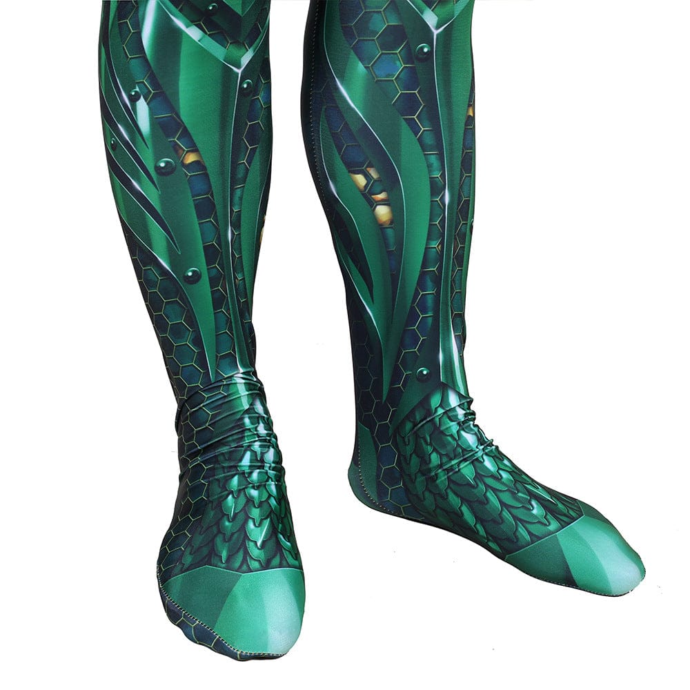 Aquaman Arthur Curry Jumpsuits Cosplay Costume Adult Halloween Bodysuit