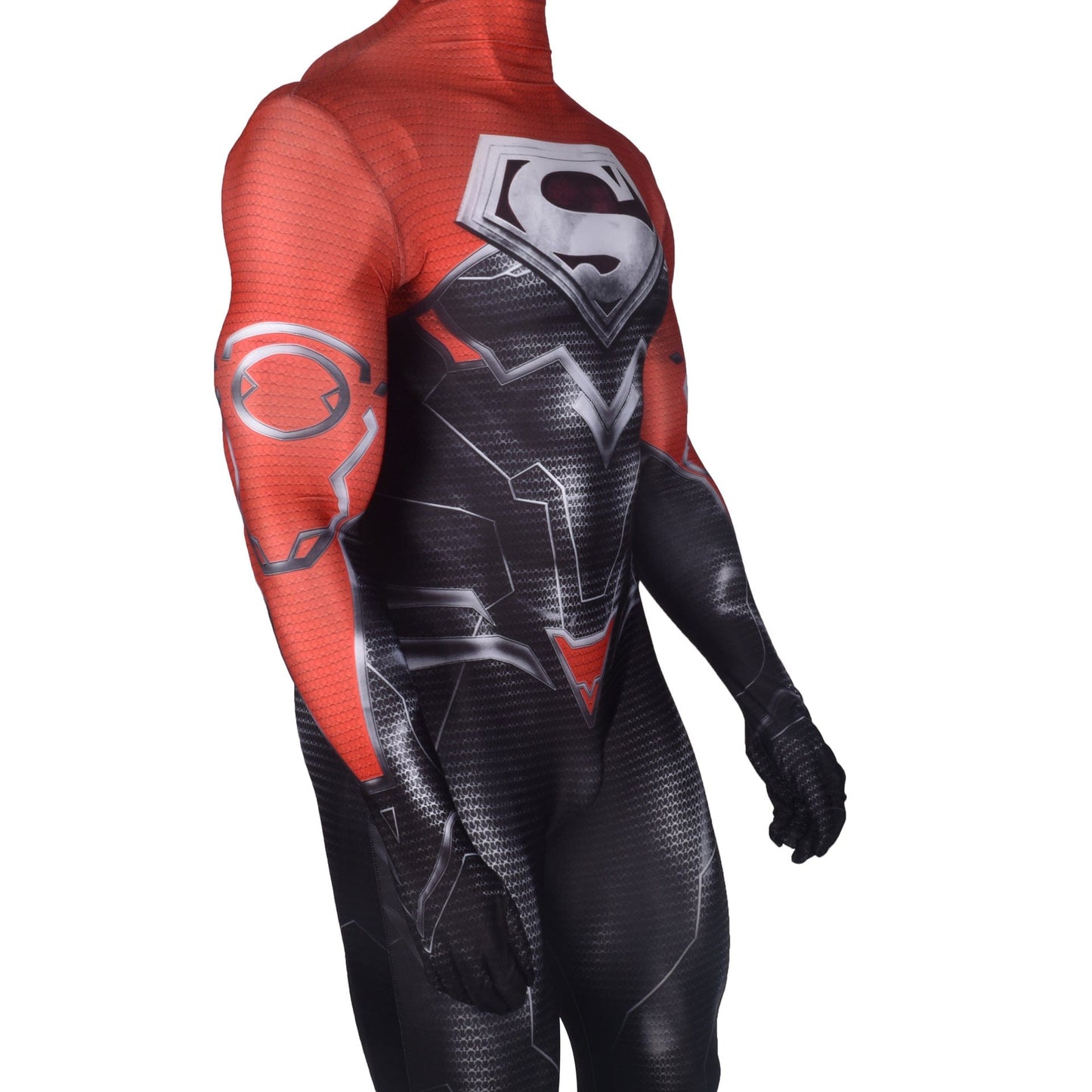 Injustice Godfall Superman Jumpsuits Costume Adult Halloween Bodysuit