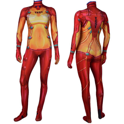 EVA Asuka Langley Soryu Test Suit Costume Jumpsuit Adult Bodysuit