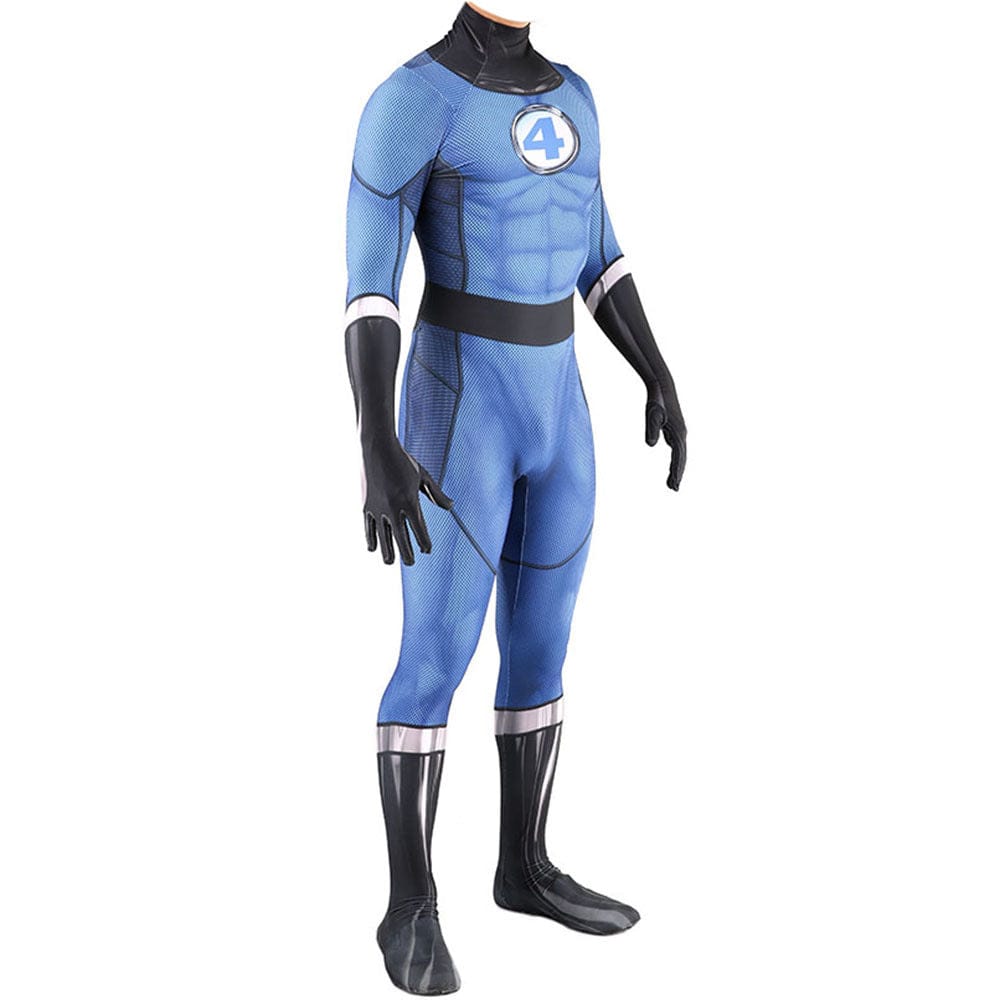 Fantastic Four Mister Fantastic Jumpsuit Halloween Adult Bodysuit