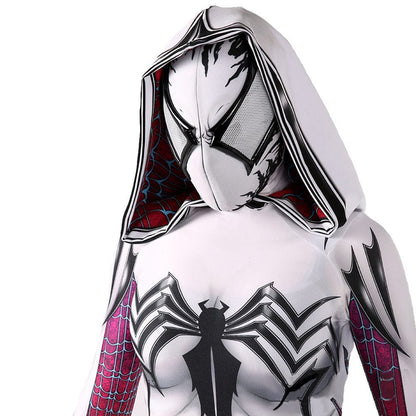 Venom Gwen Stacy Spider-man Cosplay Costume Jumpsuit Adult Bodysuit