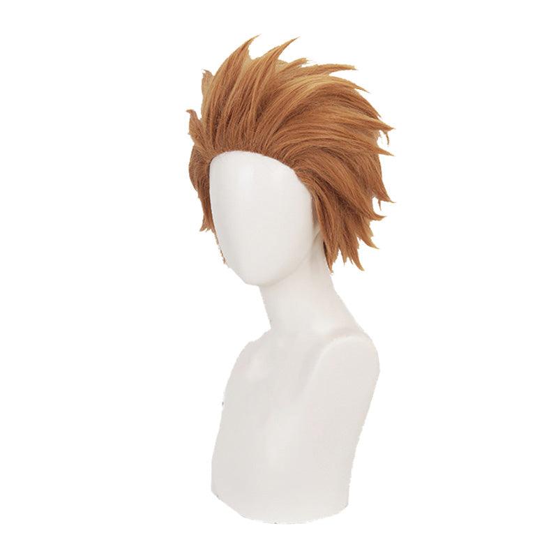 anime my hero academia wing hero hawks keigo takami short brown cosplay wigs