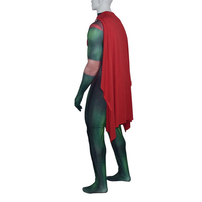 Batman Justice League vs Teen Titans Robin Jumpsuits Costume Adult Bodysuit
