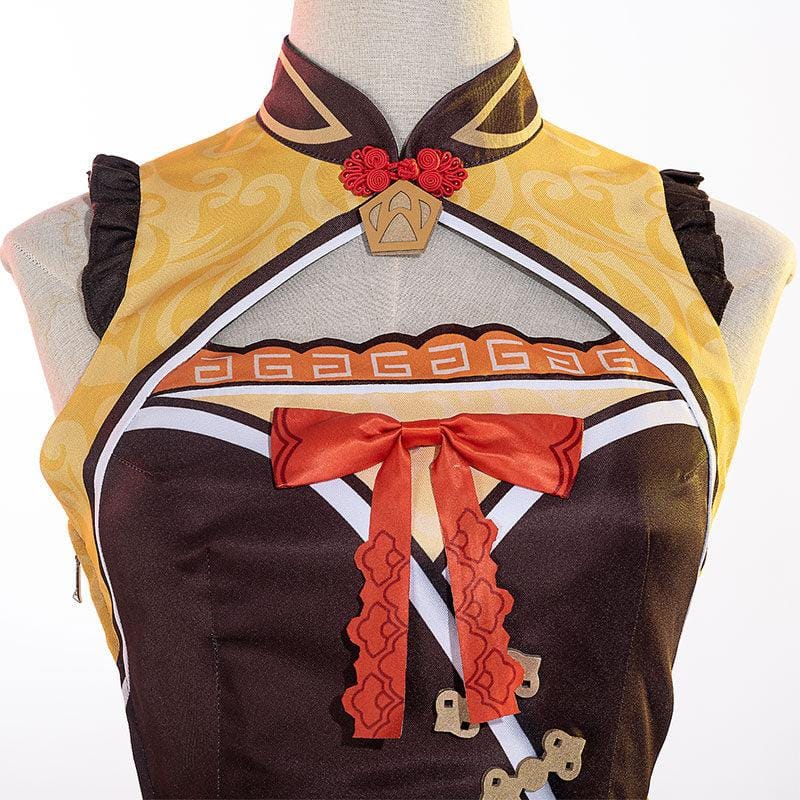 game genshin impact xiangling fullset cosplay costumes