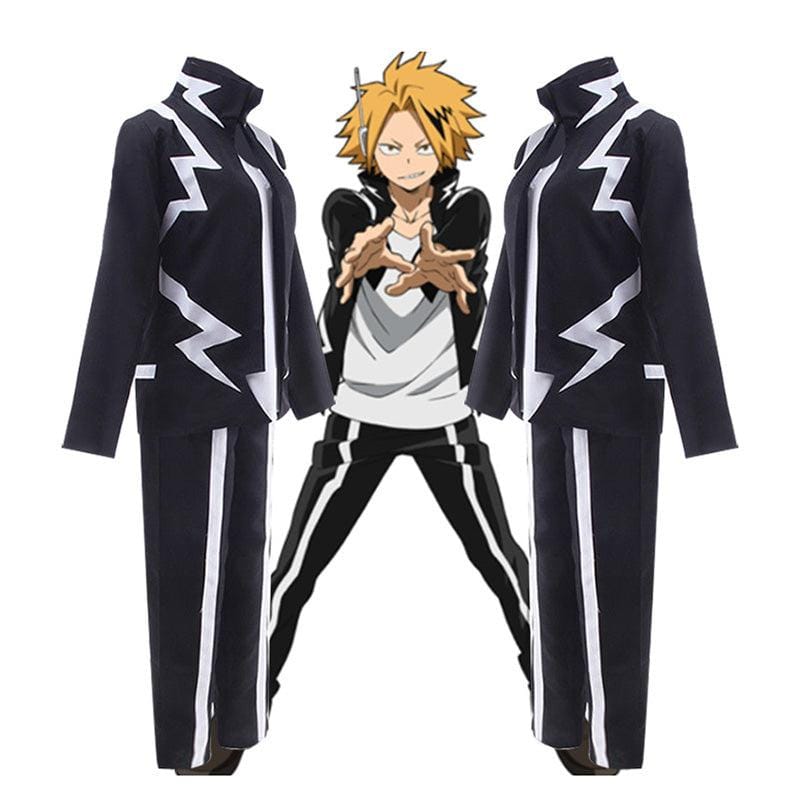 anime my hero academia denki kaminari cosplay costume