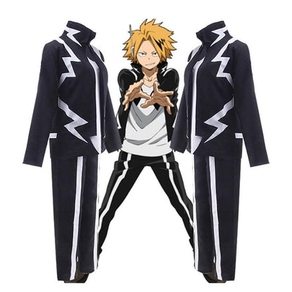 anime my hero academia denki kaminari cosplay costume