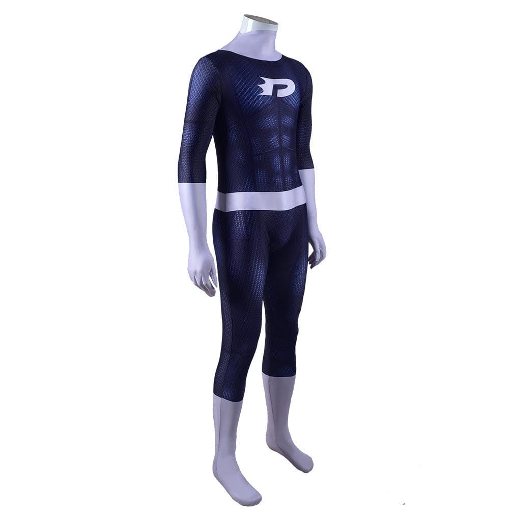 Danny Phantom Blue Jumpsuits Cosplay Costume Adult Halloween Bodysuit