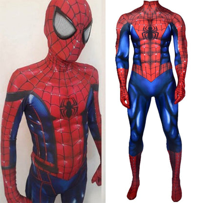 Comics Spider-Man Cosplay Costume Jumpsuit Halloween Bodysuit For Adult