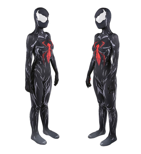 Black Widow 2020 Venom Spider-man Costume Jumpsuit Adult Bodysuit