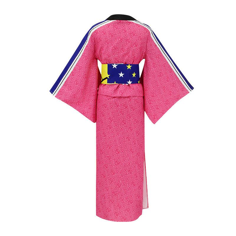 anime my hero academia ochaco uraraka pink kimono cosplay costume