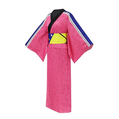 anime my hero academia ochaco uraraka pink kimono cosplay costume