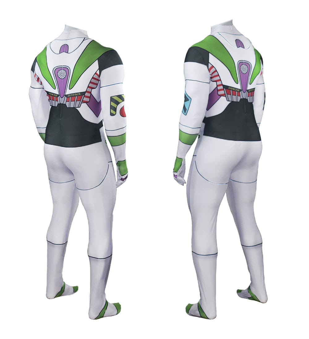 Buzz Lightyear Cosplay Costume Jumpsuit Halloween Adult Bodysuit