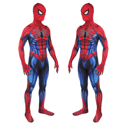 The Comics Muscle Spider-Man Jumpsuit Halloween Adult Bodysuit