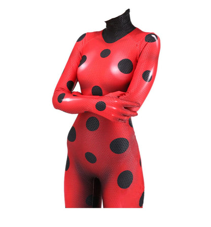 Miraculous Ladybug Marinette Costume Jumpsuit Halloween Adult Bodysuit