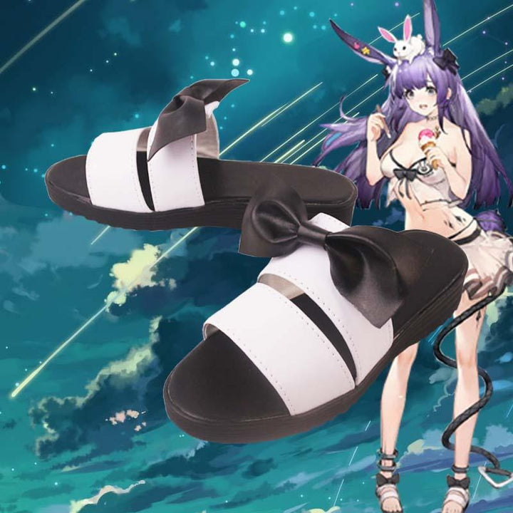 game arknights summer flower cosplay slippers shoes