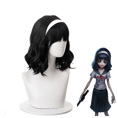 game identity v witch kawakami tomie yidhra short black cosplay wigs