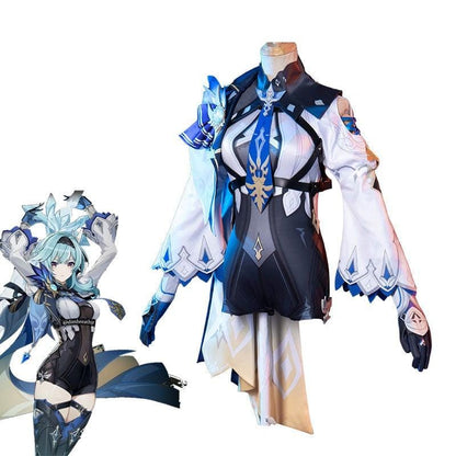 game genshin impact eula fullset cosplay costumes