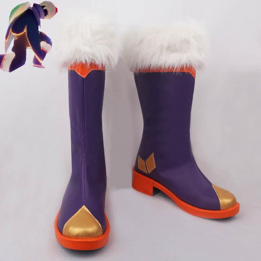 sky children of the light travel spirit greeter faux fur cuff game cosplay boots shoes