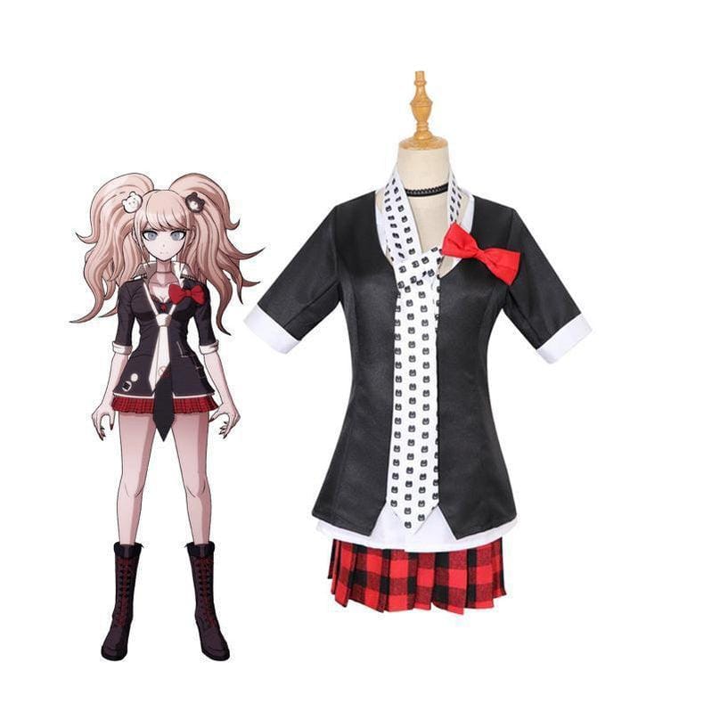 anime danganronpa trigger happy havoc junko enoshima uniform cosplay costumes