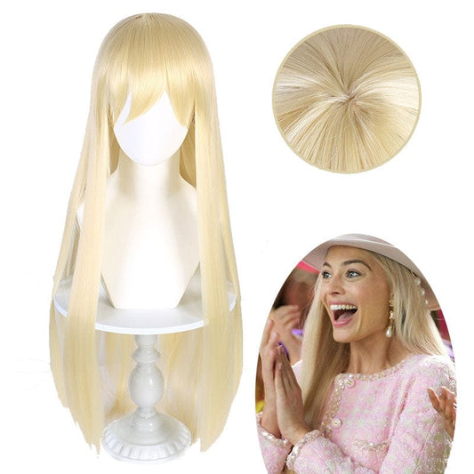 movie barbie barbie straight cosplay wig