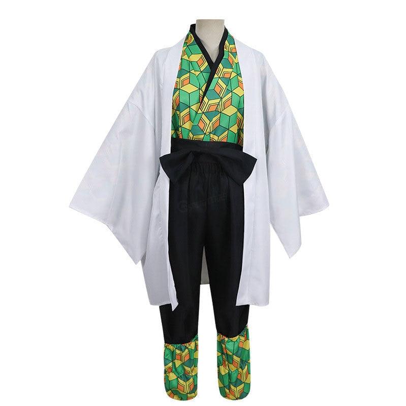 anime demon slayer kimetsu no yaiba sabito male cosplay costumes