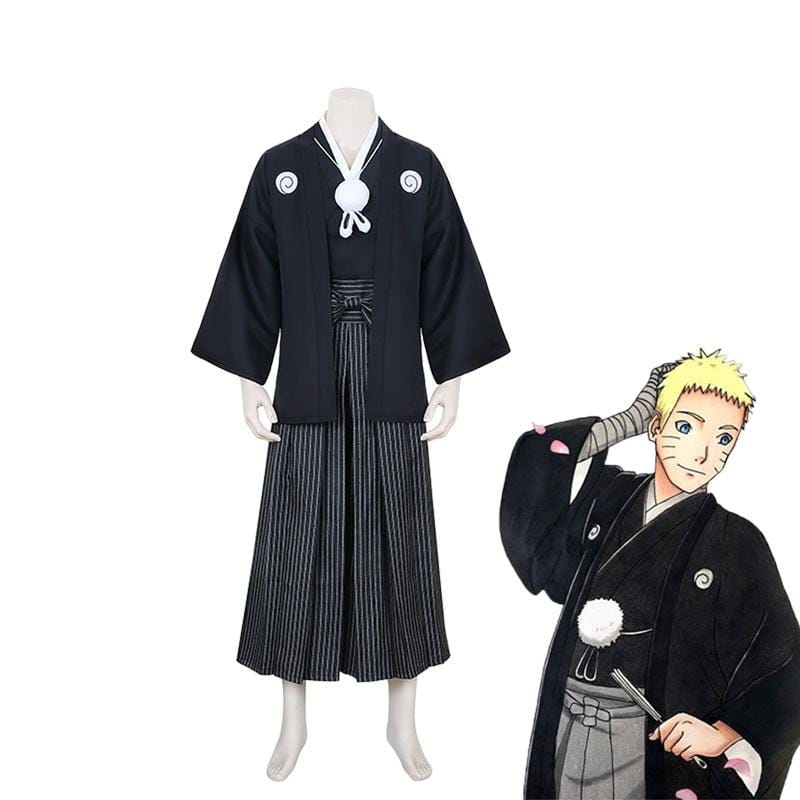 anime naruto shippuden uzumaki naruto wedding suit kimono cosplay costume