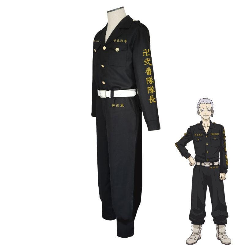 anime tokyo revengers takashi mitsuya 2nd division captain cosplay costumes