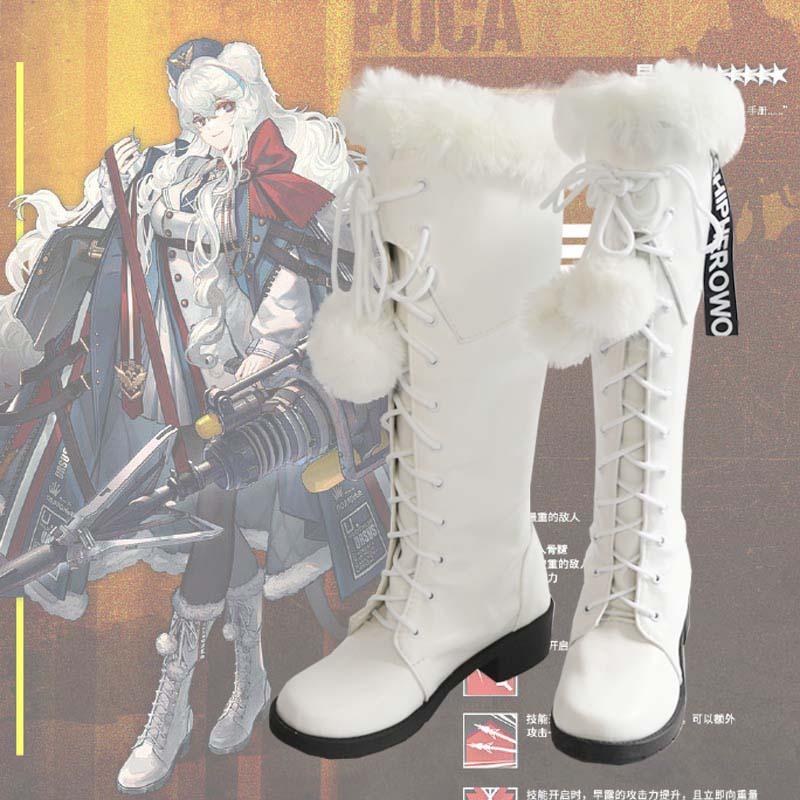 arknights poca game cosplay boots shoes