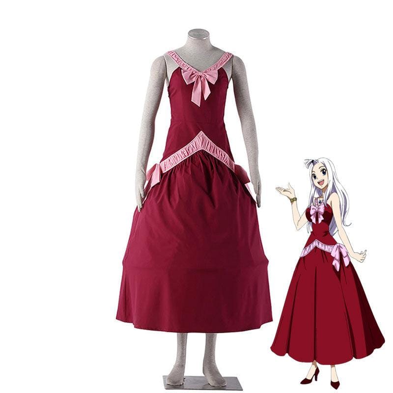 anime fairy tail mirajane strauss cosplay costume