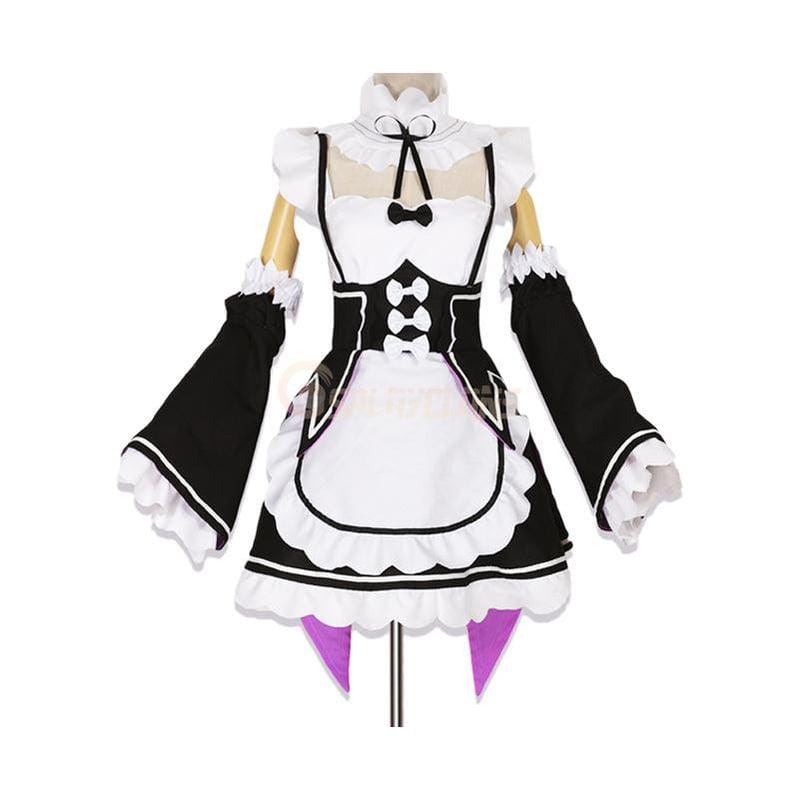 anime re zero starting life in another world rem and ram maid cosplay costume