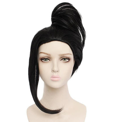 anime my hero academia momo yaoyorozu long black cosplay wigs