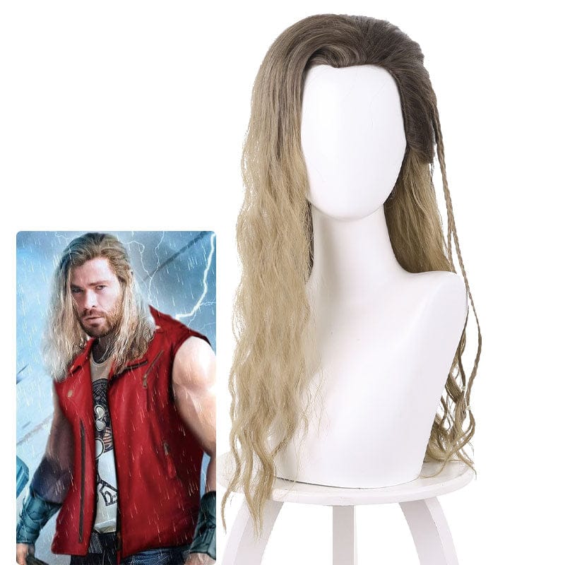 thor 4 love and thunder thor cosplay wigs