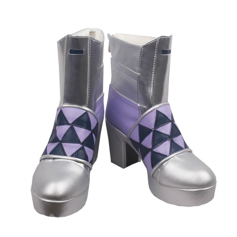 arknights saileach game cosplay purple boots shoes for cosplay