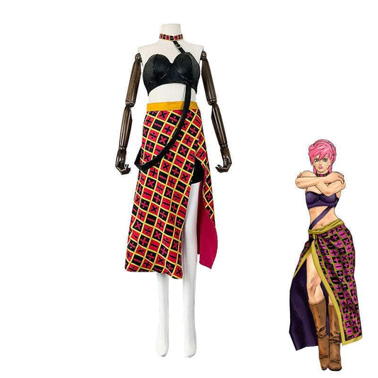 anime jojos bizarre adventure trish una cosplay costumes