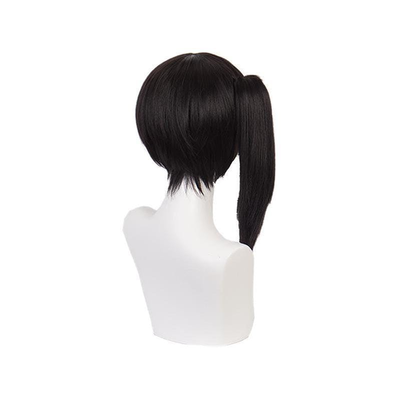 demon slayer kimetsu no yaiba kanao tsuyuri black brown ponytail cosplay wigs