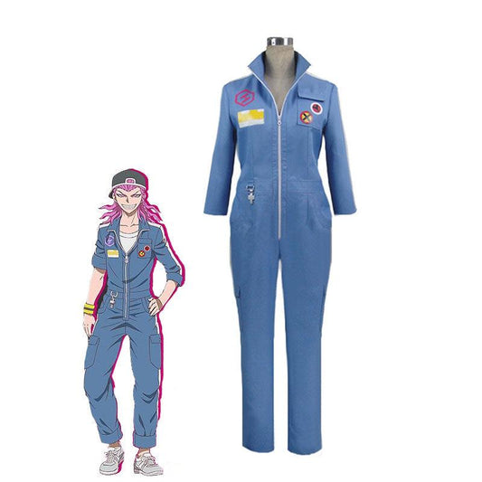 anime danganronpa 2 goodbye despair kazuichi souda blue uniform cosplay costumes