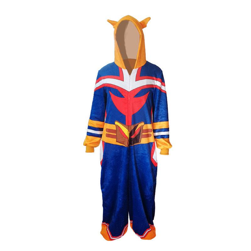 anime my hero academia all might sleep jumpsuit cosplay costume