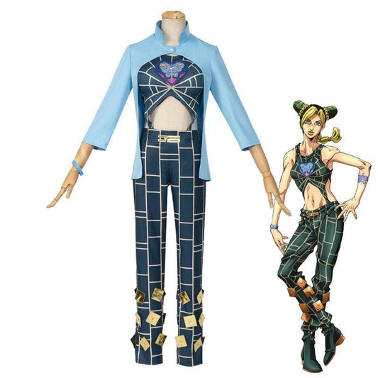 anime jojos bizarre adventure stone ocean jolyne cujoh cosplay costumes