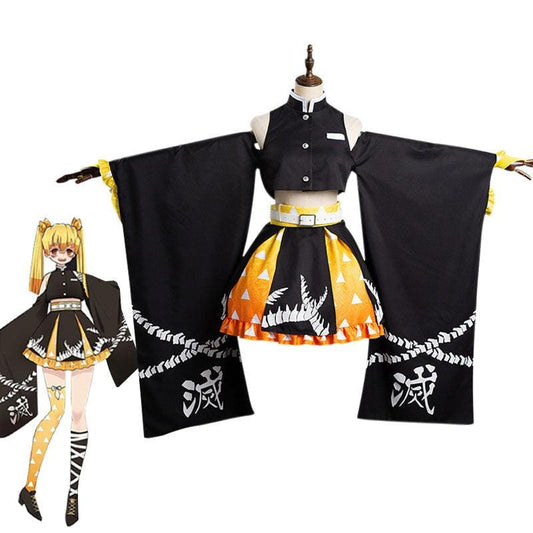 anime demon slayer kimetsu no yaiba mitsuri kanroji cosplay costumes