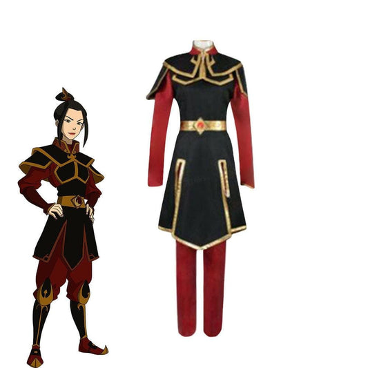 anime avatar the last airbender azula outfit cosplay costume