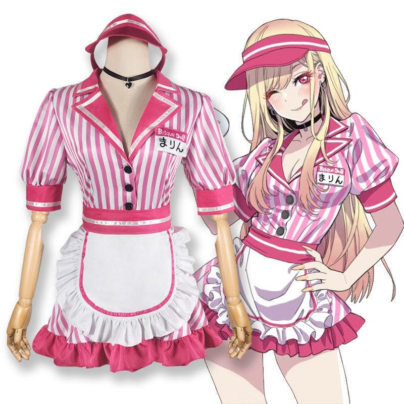 anime my dress up darling kitagawa marin maid cosplay costumes
