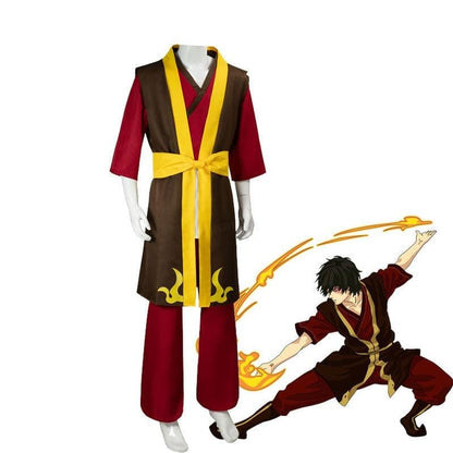 anime avatar the last airbender prince zuko outfit cosplay costume