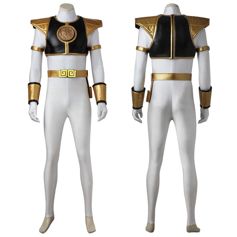 mighty morphin power rangers tommy oliver white ranger cosplay costumes