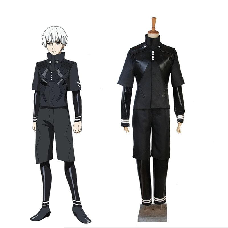 anime tokyo ghoul ken kaneki combat suit cosplay costume