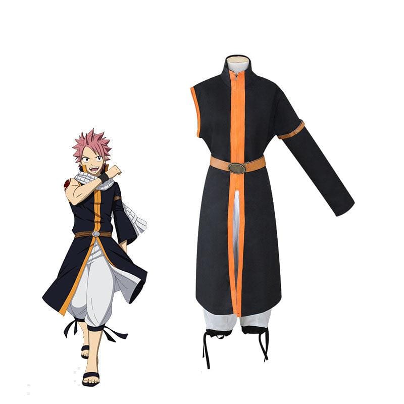 anime fairy tail etherious natsu dragneel cosplay costume