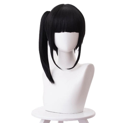 anime demon slayer tsuyuri kanao black short cosplay wig 487j