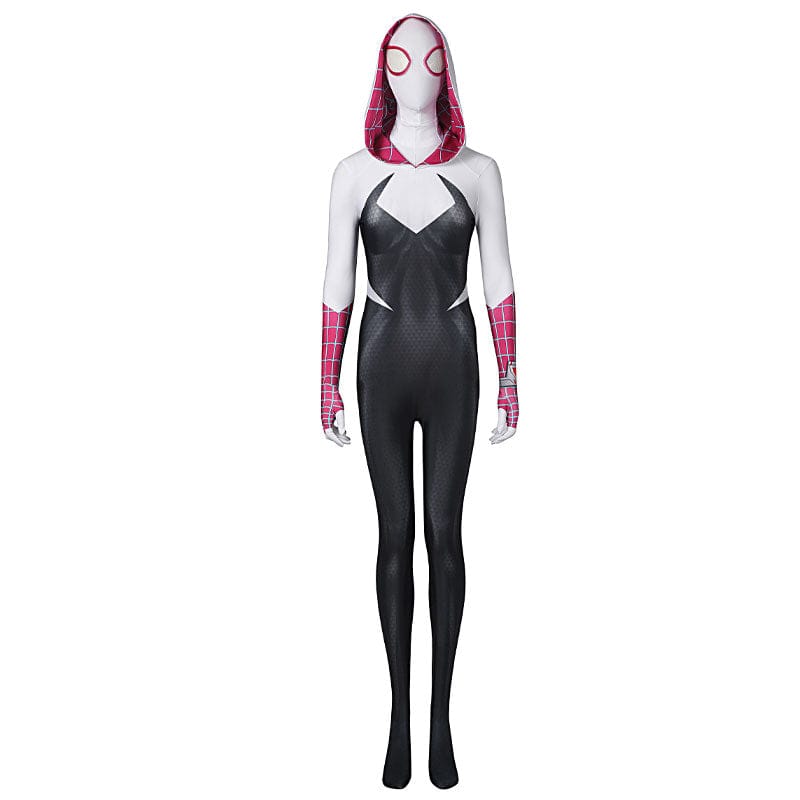 spider woman gwen stacy jumpsuit cosplay costumes