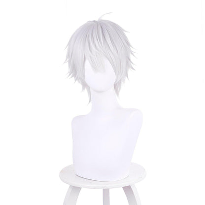 anime cosplay wigs for kuzuha silvery white cosplay wig of nijisanji 536e