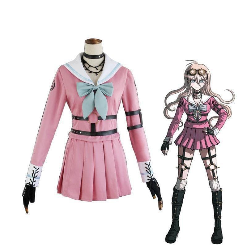 anime danganronpa v3 killing harmony iruma miu cosplay costume halloween party suit