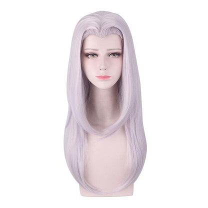 anime jojos bizarre adventure golden wind leone abbacchio long gray cosplay wigs